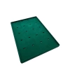 Yerli Üretim Roma Model Dikine Süet Kumaş Yeşil 34-24 Cm Ayaklı Üçlü Set Tabla Stand