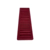 Yerli Üretim Süet Kaplama Bordo Renk Sosisli 35/11 Cm Bileklik Kelepçe Tablası