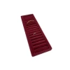 Yerli Üretim Süet Kaplama Bordo Renk Sosisli 35/11 Cm Bileklik Kelepçe Tablası