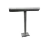 Yerli Üretim Süet Kaplama Gri Renk Uzun 48/41 cm Kolye -Tesbih Sergileme Standı
