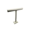 Yerli Üretim Süet Kaplama Krem Renk Uzun 48/41cm Kolye -Tesbih Sergileme Standı