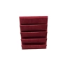 Yerli Üretim Süet Kumaş 20/16 Cm Bordo Renk Ayaklı Küpe Standı