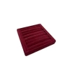 Yerli Üretim Süet Kumaş Bordo Renk 15 cm / 15 cm Yüzük Sergileme Standı