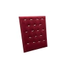 Yerli Üretim Süet Kumaş Bordo Renk 20/16 Cm Ayaklı Kolye Sergileme Standı