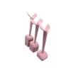 Yerli Üretim Süet Kumaş Çoklu Pembe Renk 20/17/15 Cm Küpe Sergileme Aksesuar