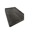 Yerli Üretim Süet Kumaş Füme Renk 34/24 cm Takı Servis Sunum Tablası