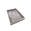 Yerli Üretim Süet Kumaş Gri Renk 26/19 Cm Mini Takı Sergileme Tablası