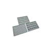 Yerli Üretim Süet Kumaş Gri Renk 34/24 cm 3 lü Takım Çekmece İçi Takı Tablası