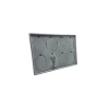 Yerli Üretim Süet Kumaş Gri Renk 34-24 Cm Ayaklı Üçlü Set Tabla Stand