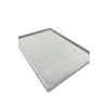 Yerli Üretim Süet Kumaş Gri Renk 34/24 Cm Takı Servis Sunum Tablası