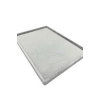 Yerli Üretim Süet Kumaş Gri Renk 34/24 cm Takı Servis Sunum Tablası