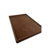 Yerli Üretim Süet Kumaş Kahve Renk 34/24 cm Takı Servis Sunum Tablası