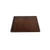 Yerli Üretim Süet Kumaş Kahve Renk 34/24 cm Takı Servis Sunum Tablası
