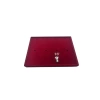 Yerli Üretim Süet Kumaş Kırmızı Renk 34-24 Cm Ayaklı Üçlü Set Tabla Stand