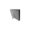 Yerli Üretim Süet Kumaş Kırmızı Renk 34-24 Cm Ayaklı Üçlü Set Tabla Stand