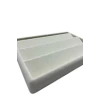 Yerli Üretim Süet Kumaş Krem Renk 22 cm / 14 cm Çekmece İçi Küpe Takı Standı