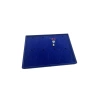 Yerli Üretim Süet Kumaş Lacivert Renk 34-24 Cm Ayaklı Üçlü Set Tabla Stand