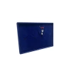 Yerli Üretim Süet Kumaş Lacivert Renk 34-24 Cm Ayaklı Üçlü Set Tabla Stand