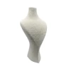 Yerli Üretim Süet Kumaş Lidya Manken Krem Renk 42/20 Cm Kolye Gerdanlık Takı Sergileme Mankeni