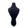 Süet Kumaş Lidya Manken Siyah Renk 42/20 Cm Kolye Gerdanlık Takı Sergileme Mankeni