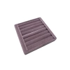 Yerli Üretim Süet Kumaş Lila Renk 15 cm / 15 cm Yüzük Sergileme Standı