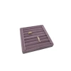 Yerli Üretim Süet Kumaş Lila Renk 15 cm / 15 cm Yüzük Sergileme Standı