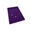 Yerli Üretim Süet Kumaş Mor Renk 34/24 Cm Kademeli Çekmece Içi Küpe Standı