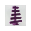 Yerli Üretim Süet Kumaş Mor Renk Beş Kademeli 45/34 cm Bileklik-Saat Sergileme Standı