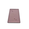 Yerli Üretim Süet Kumaş Pembe Renk 22/14 Cm Batırmalı Piercing -Küpe Tablası