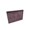 Yerli Üretim Süet Kumaş Pembe Renk 34-24 Cm Ayaklı Üçlü Set Tabla Stand