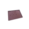 Yerli Üretim Süet Kumaş Pembe Renk 34-24 Cm Ayaklı Üçlü Set Tabla Stand