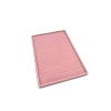Yerli Üretim Süet Kumaş Pembe Renk 34/24Cm 14 Adet Kademeli Çekmece İçi Bileklik Tablası