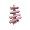 Yerli Üretim Süet Kumaş Pembe Renk Dört Kademeli 38/34 Cm Bileklik-saat Sergileme Standı