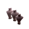 Yerli Üretim Süet Kumaş Pembe Renk Üç Boy Takı Mankeni