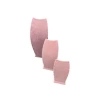 Yerli Üretim Süet Kumaş Pembe Renk Üçlü Takım Kolye - Zincir Ayaklı Stand