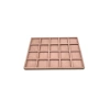 Yerli Üretim Süet Kumaş Pembe Renkli 34/24 cm 20 Bölmeli Çekmece İçi Takı Standı