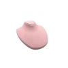Yerli Üretim Süet Kumaş Rose Manken Pembe Renk 20/18 Cm Kolye Gerdanlık Takı Sergileme Mankeni
