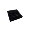Yerli Üretim Süet Kumaş Siyah Renk 15 cm / 15 cm Yüzük Sergileme Standı