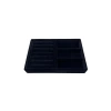 Yerli Üretim Süet Kumaş Siyah Renk 22 Cm / 14 Cm Çekmece İçi Takı Standı