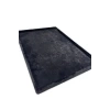 Yerli Üretim Süet Kumaş Siyah Renk 34/24 cm Takı Servis Sunum Tablası