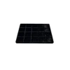 Yerli Üretim Süet Kumaş Siyah Renkli 34/24 Cm 20 Bölmeli Çekmece İçi Takı Standı