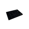 Yerli Üretim Süet Kumaş Siyah Renkli 34/24 Cm 20 Bölmeli Çekmece İçi Takı Standı