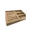 Yerli Üretim Süet Kumaş Sütlü Kahve Renk 22 Cm / 14 Cm Çekmece İçi Takı Standı