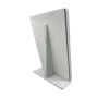 Yerli Üretim Süet Kumaş Tırnaklı Gri Renk 34/24 Cm Ayaklı Tesbih Takı Standi