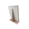Yerli Üretim Süet Kumaş Tırnaklı Pembe Renk 34/24 Cm Ayaklı Tesbih Takı Stand