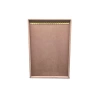 Yerli Üretim Süet Kumaş Tırnaklı Pembe Renk 34/24 Cm Ayaklı Tesbih Takı Stand