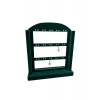 Süet Kumaş Yeşil Renk 26/22 Cm Ayaklı Küpe Standı
