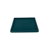 Yerli Üretim Süet Kumaş Yeşil Renk 34/24 Cm Takı Servis Sunum Tablası