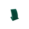 Yerli Üretim Süet Kumaş Yeşil Renk Ayaklı 9/7 cm Küpe Sergileme Dekoru