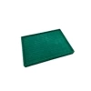 Yerli Üretim Süet Kumaş Yeşil Renk Batırmalı 34-24 Cm Çekmece Içi Yüzük Tabla Stand